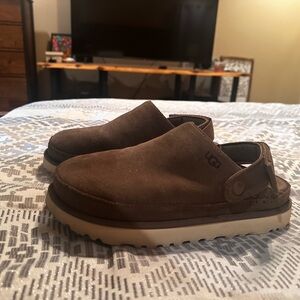 UGG woman’s  Tan Slip-On Loafers